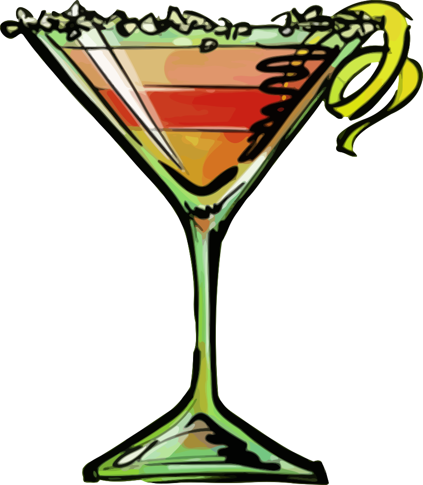 Onlinelabels Clip Art Cosmopolitan Cocktail 6679